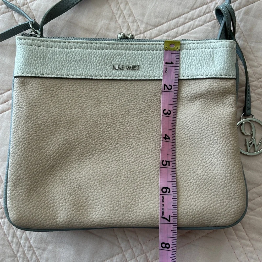 Nine West Faux Leather Crossbody Bag Kisslock